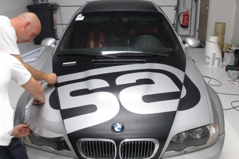 carwrapping bmw m3 raceauto