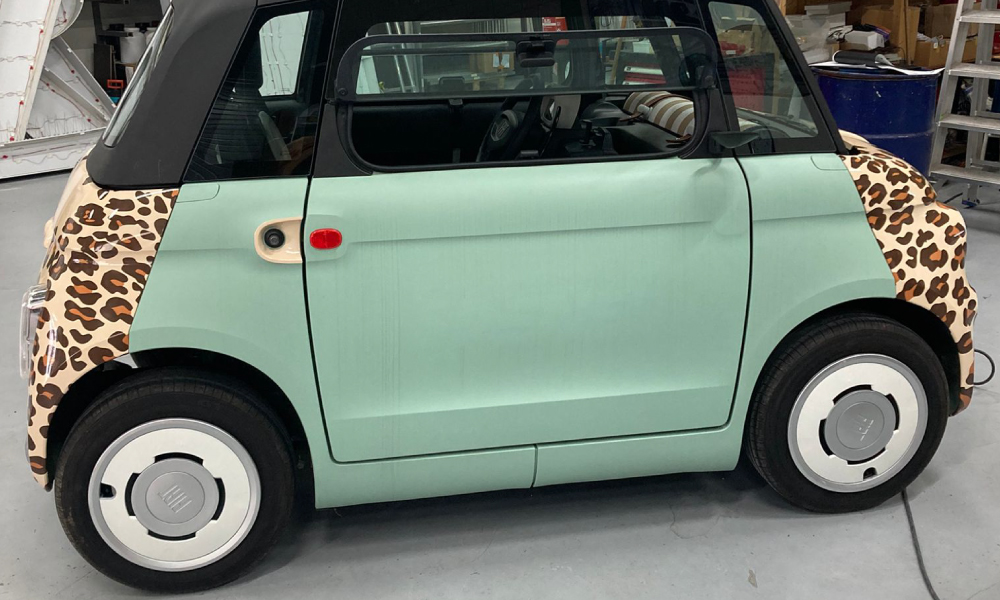 Stadsauto Wrapping Fiat Topolino Stadsauto Wrapping Fiat Topolino